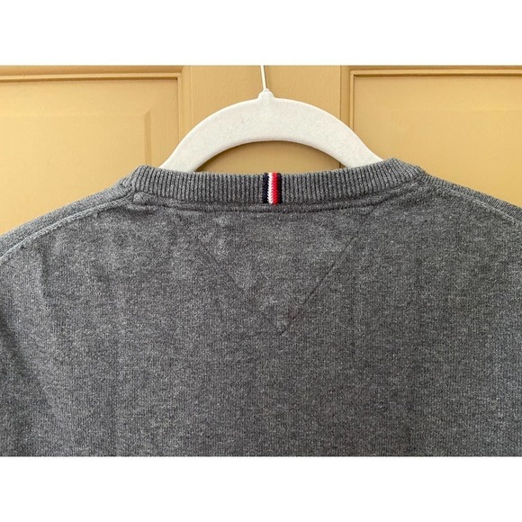 Tommy Hilfiger Gray Cotton Pullover Sweater Women's Size Medium - Picture 7 of 7
